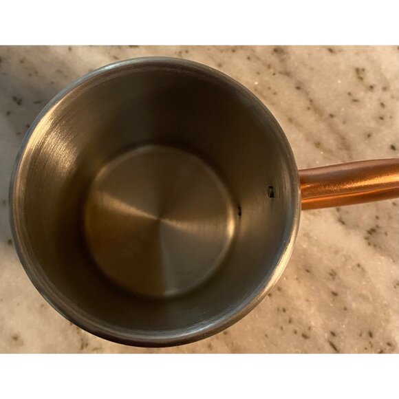 Titos Handmade Vodka Mug Solid Copper Cup Austin Texas Barware Moscow Mule Drink - Picture 3 of 4